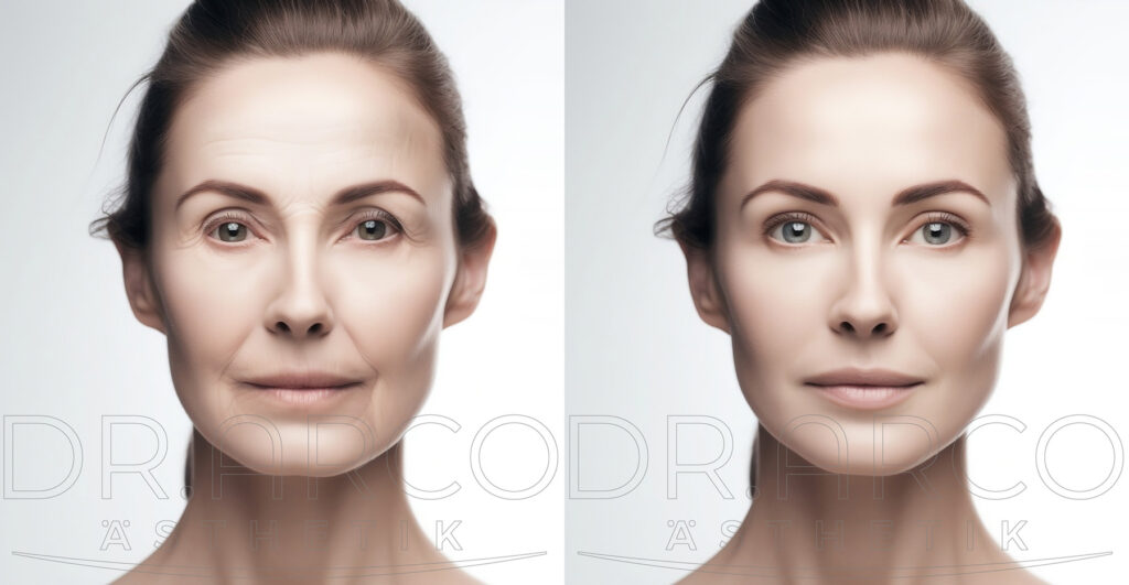 health, people, youth girl and beauty anti-aging procedures. Bef